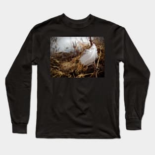 Rain Drops on Duck Feather Long Sleeve T-Shirt